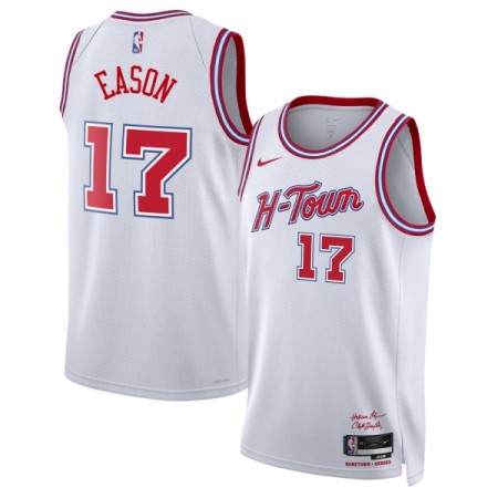 Maillot Homme Houston Rockets Tari Eason 2025-26 Nike City Edition Blanc Swingman Maillot Homme Houston Rockets Tari Eason 2025-26 Nike City Edition Blanc Swingman